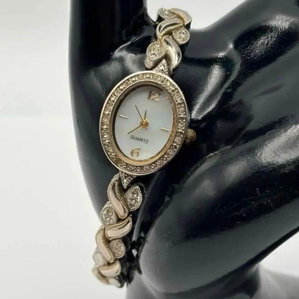 Silver & Gold Twist Watch